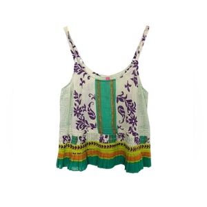 NWT Plenty By Tracy Reese Pleat Tank Top